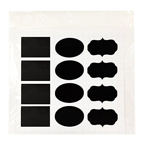 Bekend PapoeaNieuwGuinea gesmolten Set of 36 Chalkboard Labels / Chalkboard Stickers - 2" x 1.5" Oval, Re –  Wrapables