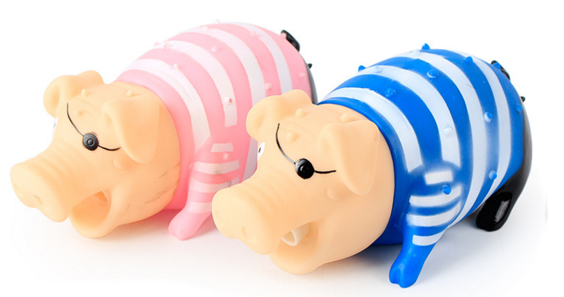 piglet dog toy