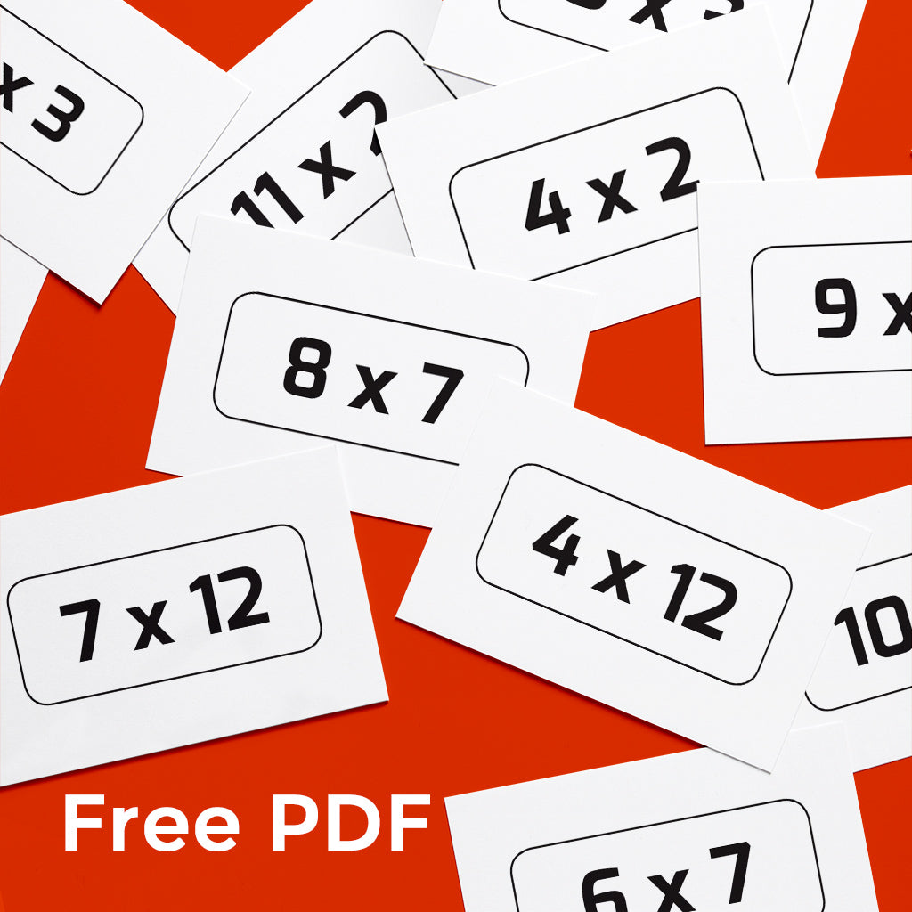 Free Printable Times Tables Cards – stewartwiggins