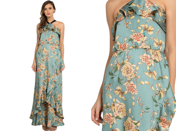Versailles Floral Maxi Dress 