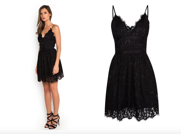 Black Lace Nina Dress