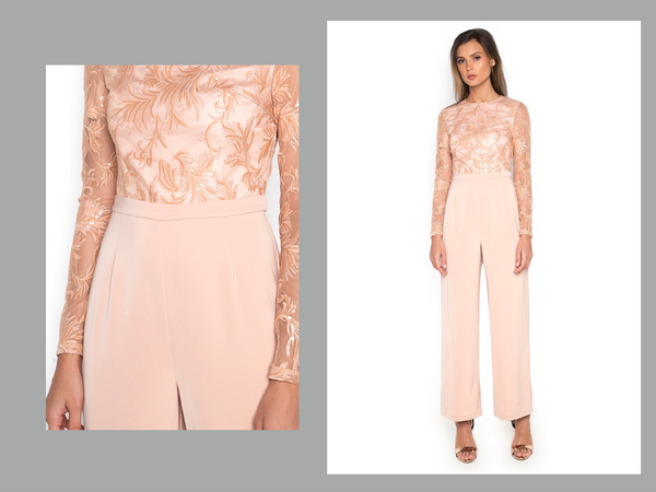 Camilla Peach Lace Jumpsuit