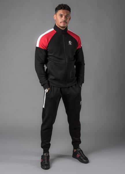 gym king red and black tracksuit