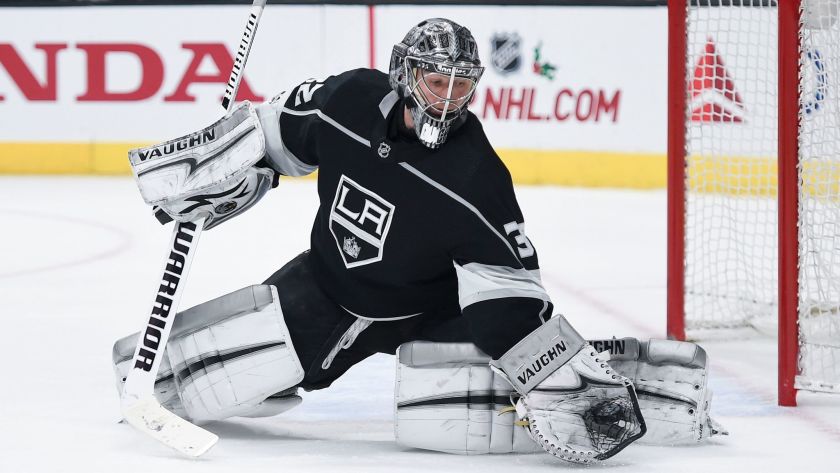 jonathan quick goalie goaltender la kings los angeles kings back in form better now improvement kings pacific seattle goalie draft expansion draft 2021