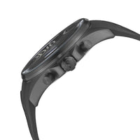 T16 Carbon Fiber | 45mm - Black Silicone Strap