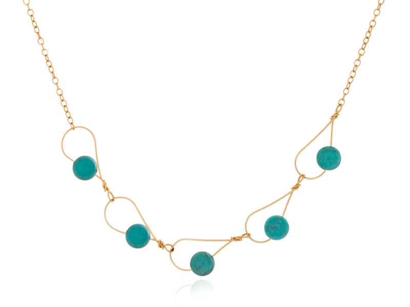 Rain Turquoise Pendant