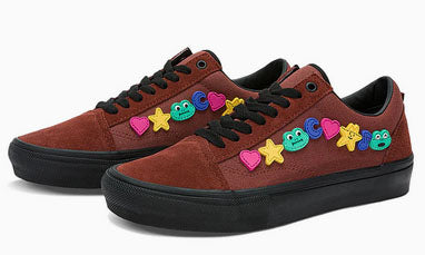 Skate Old Skool Shoes | Brown (Frog Skateboards) – PlusSkateshop.com