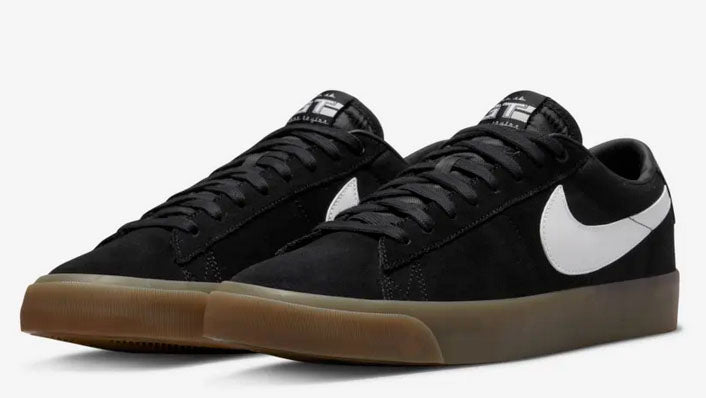 hacer clic Inconsciente Cadena Nike SB - Blazer Low Pro GT Shoes | Black Gum – PlusSkateshop.com