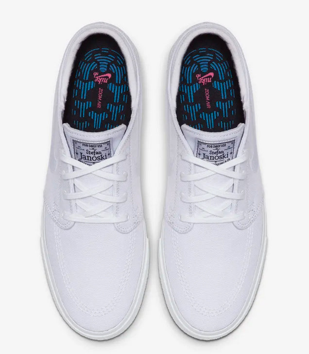 Quien Cambiarse de ropa exterior Nike SB - Stefan Janoski Canvas RM Shoes | White – PlusSkateshop.com