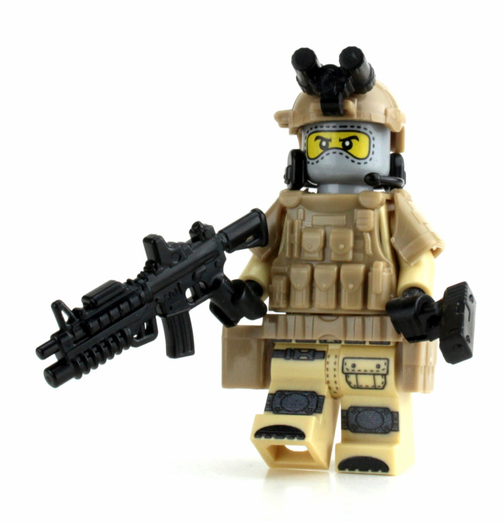 Battle Brick Special Forces Heavy Assault Commando Custom Minifigure Atlanta Brick Co 