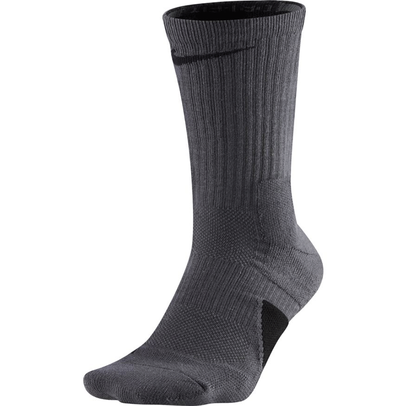 Nike Elite Crew Sock - Grey/Black – Lax 