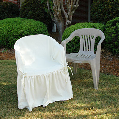 Resin Patio Chair Slipcovers - sold out- email us to be on the waitlis