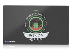 ponza magic the gathering mtg playmat