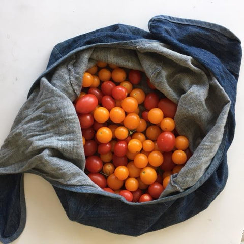 Heirloom Wrap carries tomatoes from the farmer's market