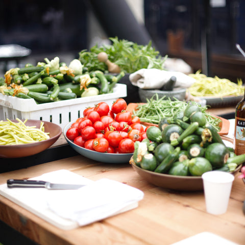 PistouIngredients for Chez Panise 40th