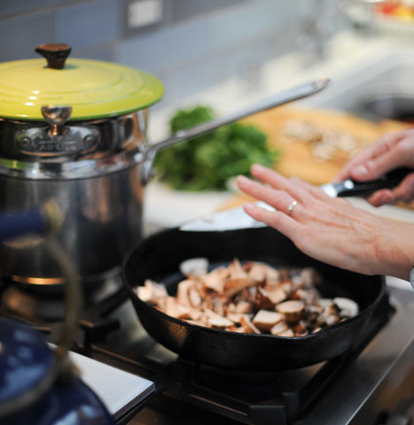 sauteed mushroom for Buddha Bowl