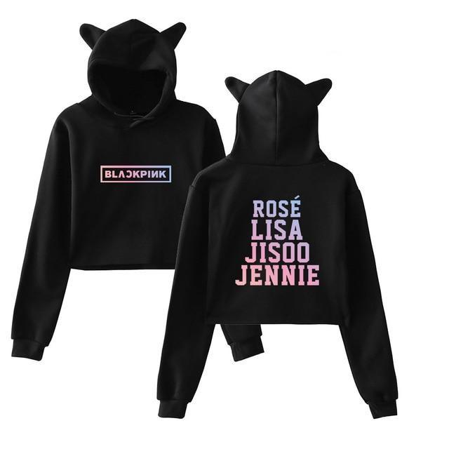 moletom cropped blackpink