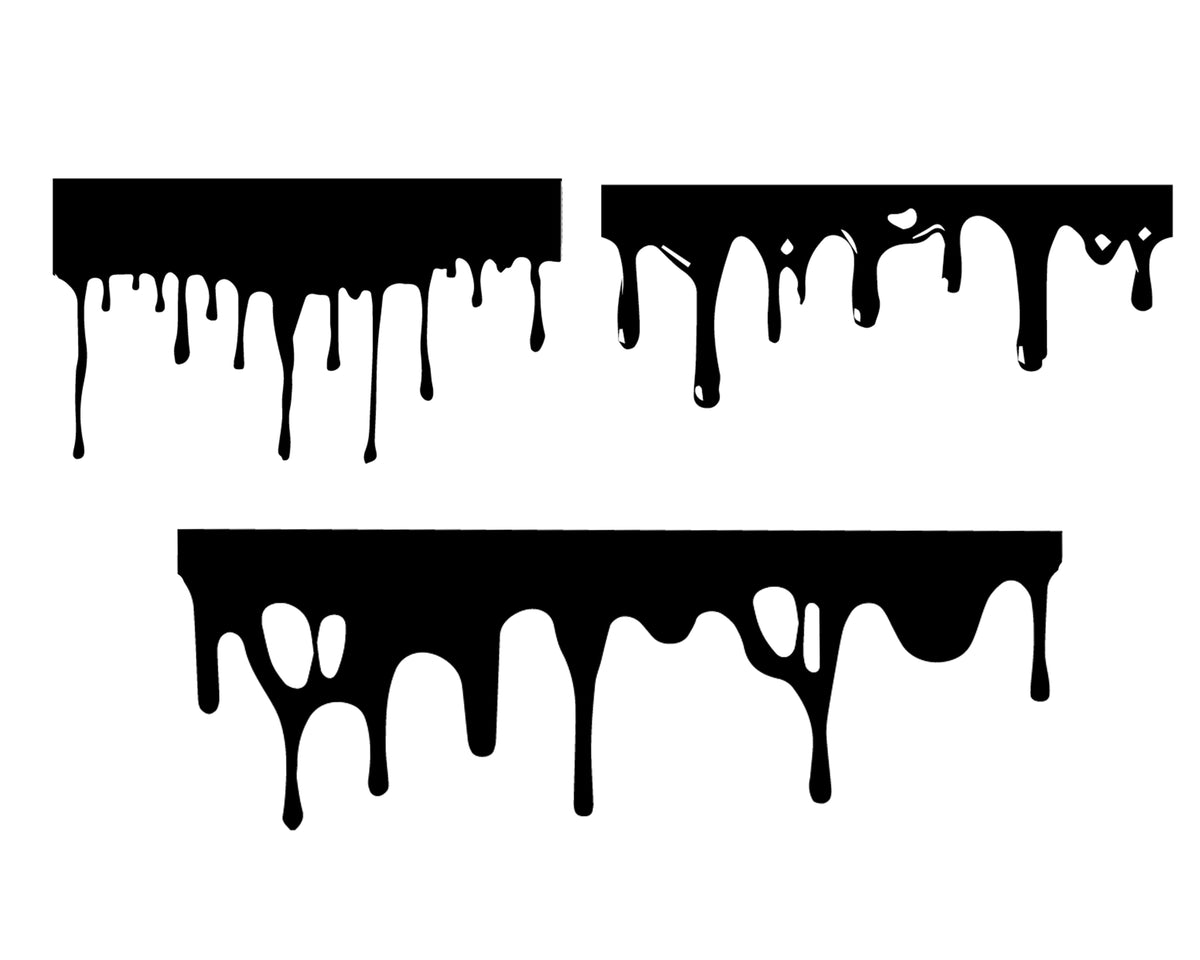 DRIP EFFECT VINYL PAINTING STENCIL SIZE PACK *HIGH QUALITY* – ONE15