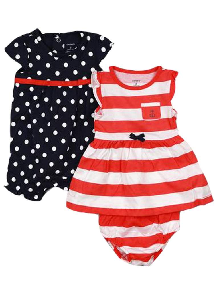 carters baby girl 3 piece set