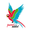 logo for Parrot Addict