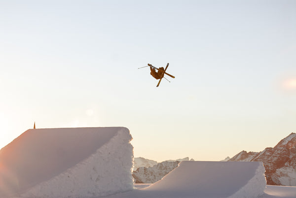 Jonas Hunziker Skiing at Laax--Photo by Diego Schläppi 