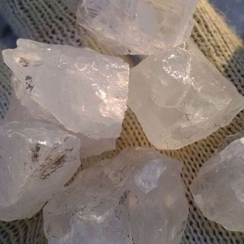 quartz crystal stone rock natural chips bag specimen 100g f068 healing