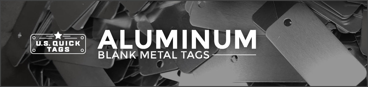 Aluminum Blank Metal Tags and Cable Ties
