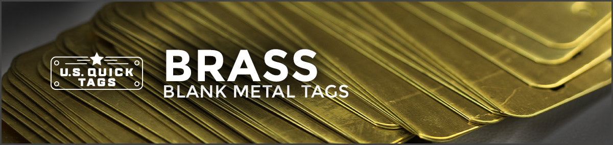 Brass Blank Metal Tags