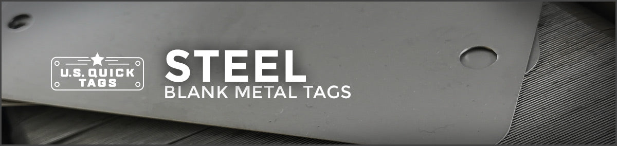Steel Blank Metal Tags