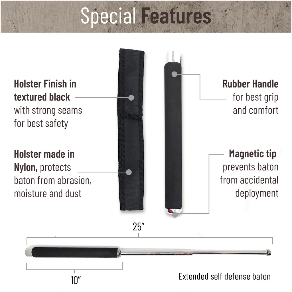 collapsible baton holster