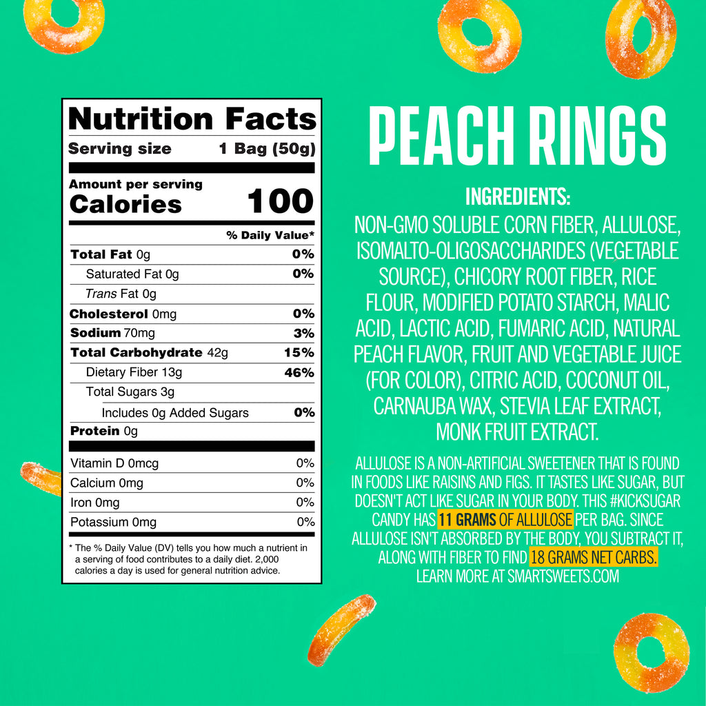 Peach Rings Smartsweets