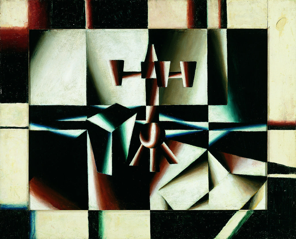 Still-Life with Candle-Holder and Box by Arthur Segal,16x12(A3) Poster
