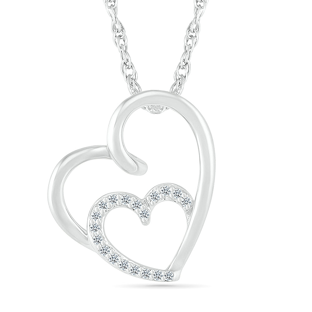 Double Heart Necklace