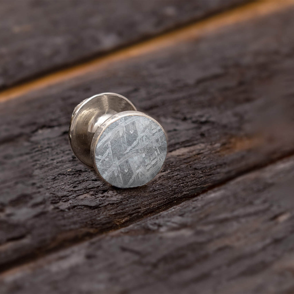 Gibeon Meteorite Tie Tack, In Stock-SIG3060 - Jewelry by Johan