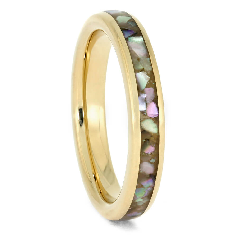 Sea Shell Wedding Band