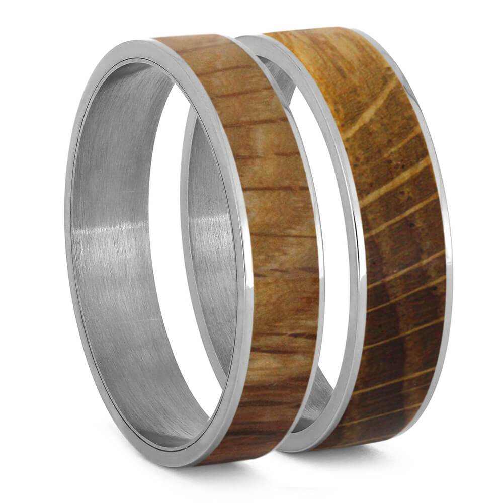 Oak Wood Inlays For Interchangeable Rings, 5MM or 6MM-INTCOMP-WD - Jewelry by Johan