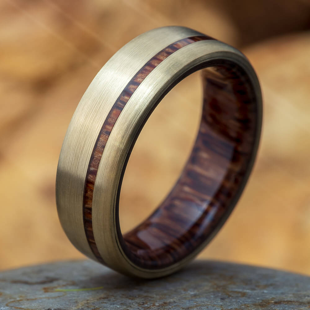 Bocote Wood Wedding Band