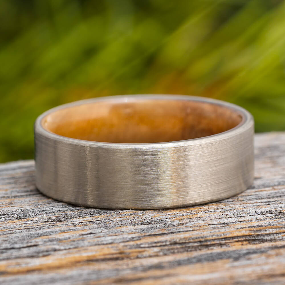 Wood Sleeve Wedding Band