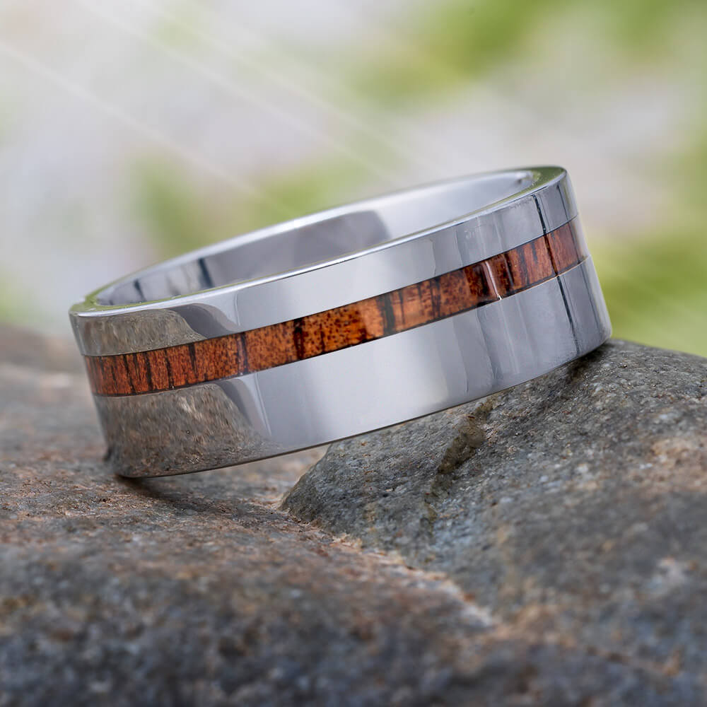 Koa Wood Wedding Band