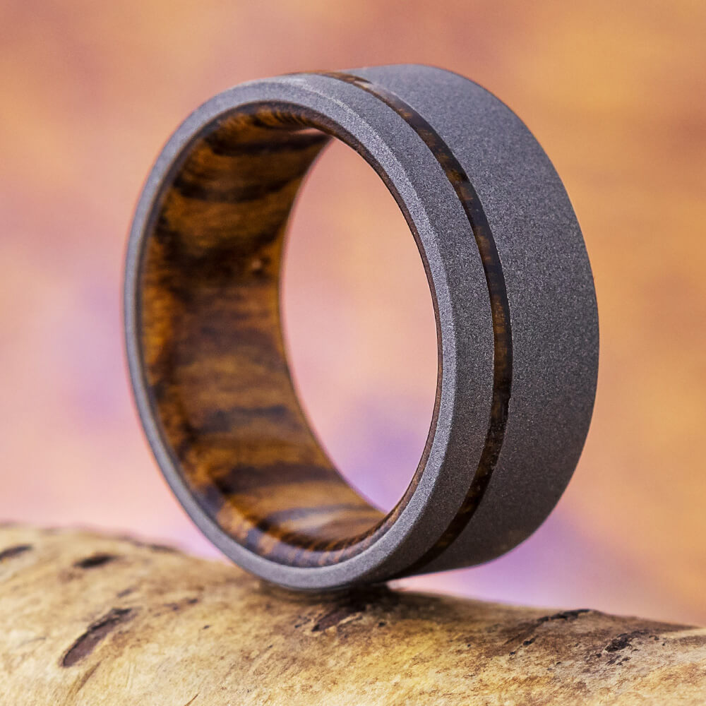 Bocote Wood Wedding Band