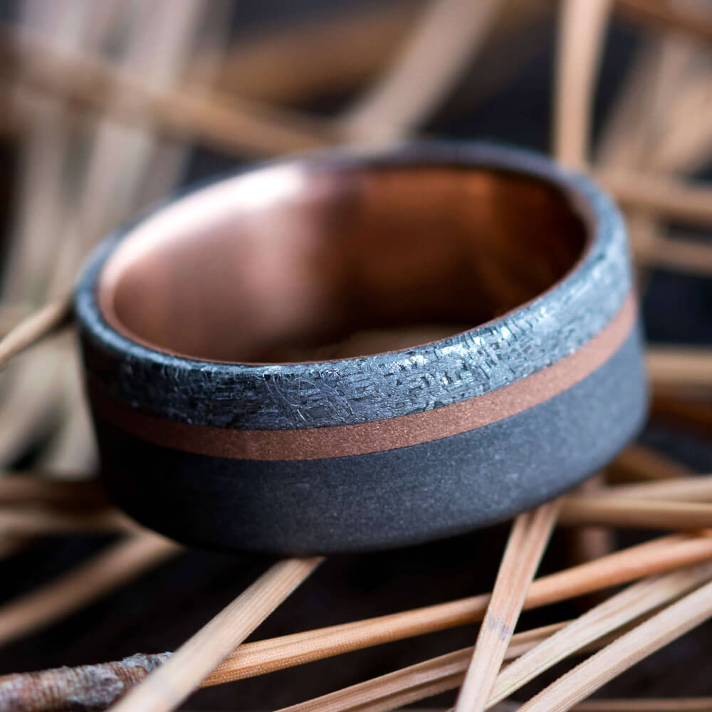 Meteorite Wedding Band