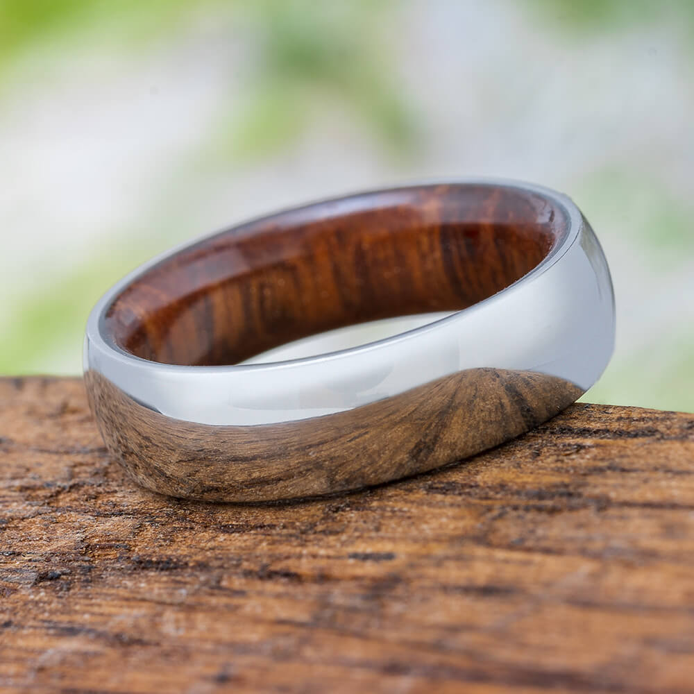 Ironwood Ring in Titanium