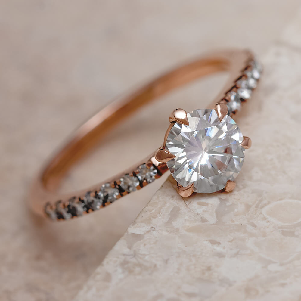 Rose Gold Engagement Ring