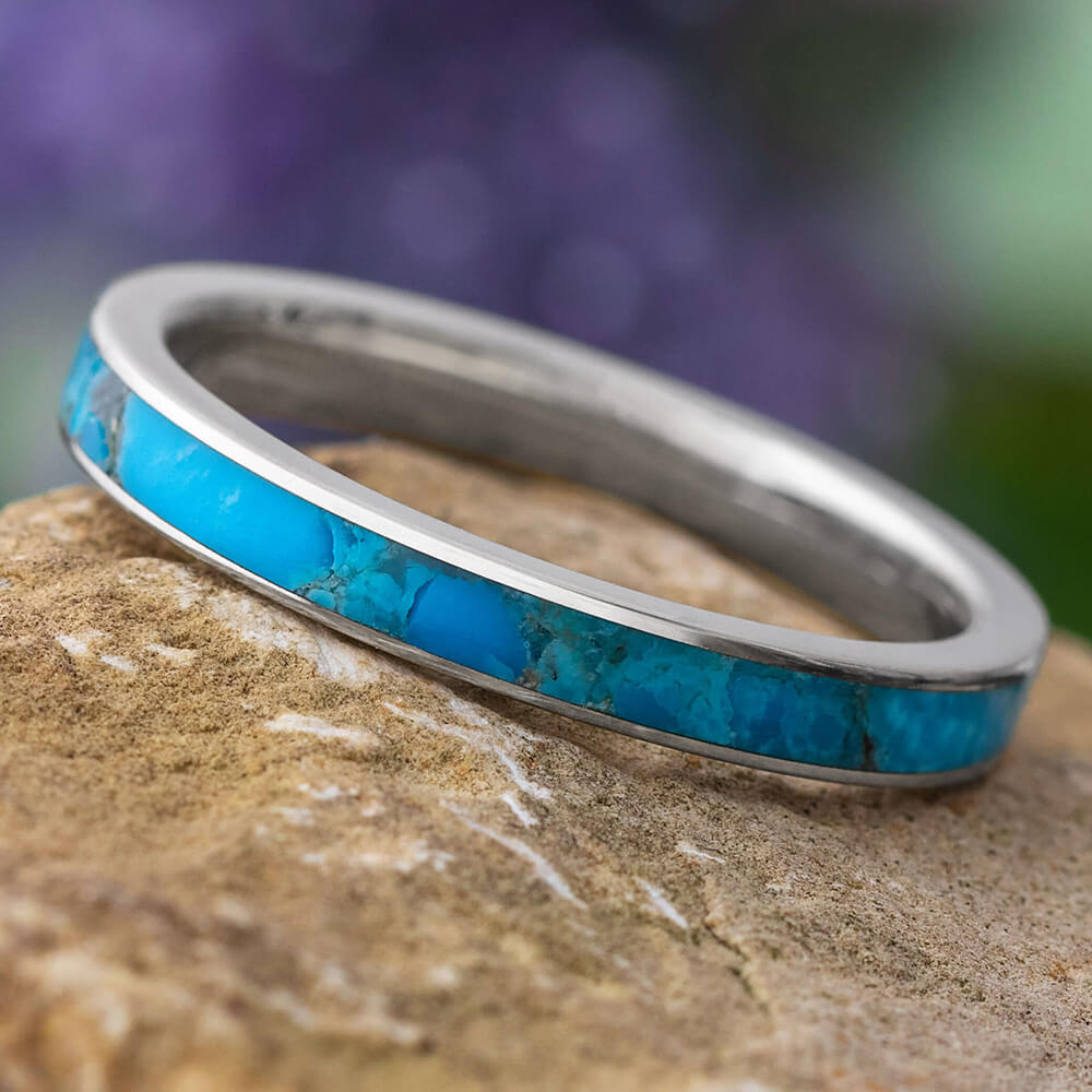 Turquoise Wedding Band