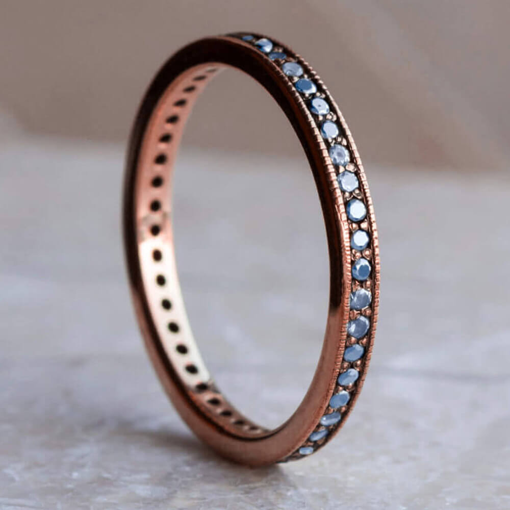 Rose Gold Eternity Band