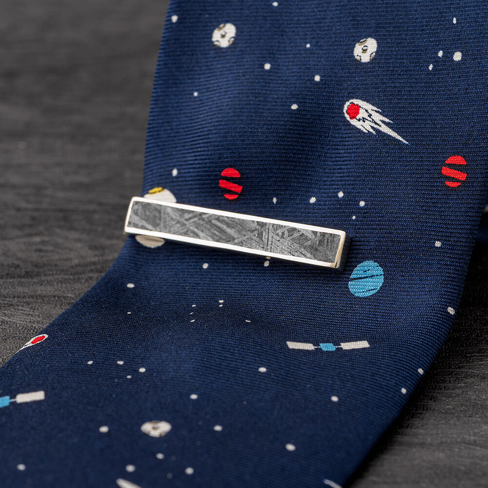 Meteorite Tie Clip, In Stock-SIG3054 - Jewelry by Johan