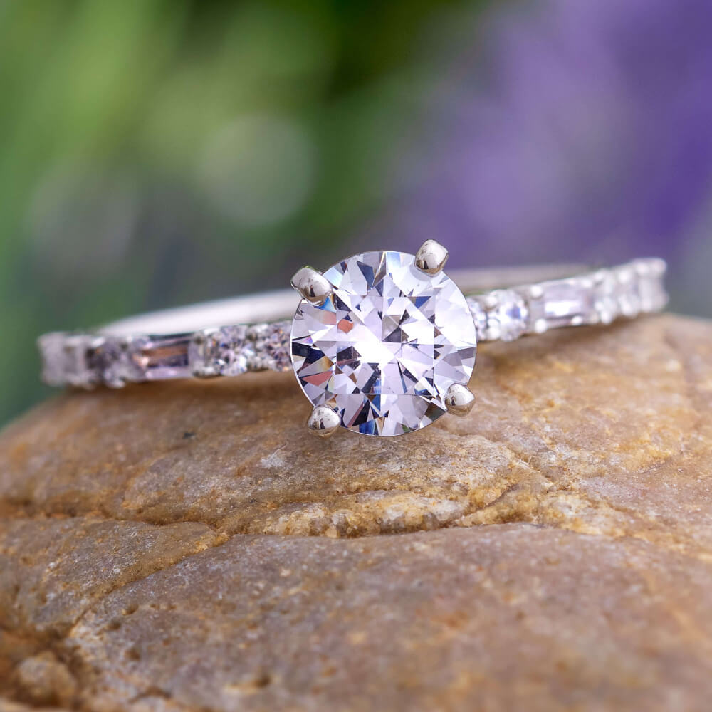 White Gold Engagement Ring