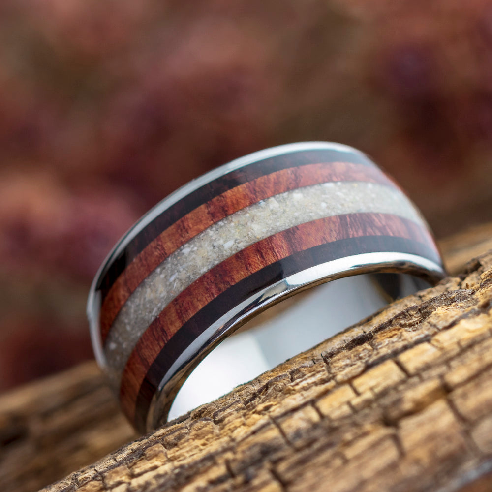 Memorial Ring With Ashes And Wood-3773 - Jewelry by Johan