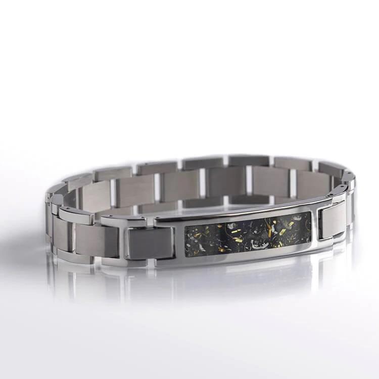 Interchangeable Yellow Gold Stardust™ in Stainless Steel Bracelet-RS10199 - Jewelry by Johan