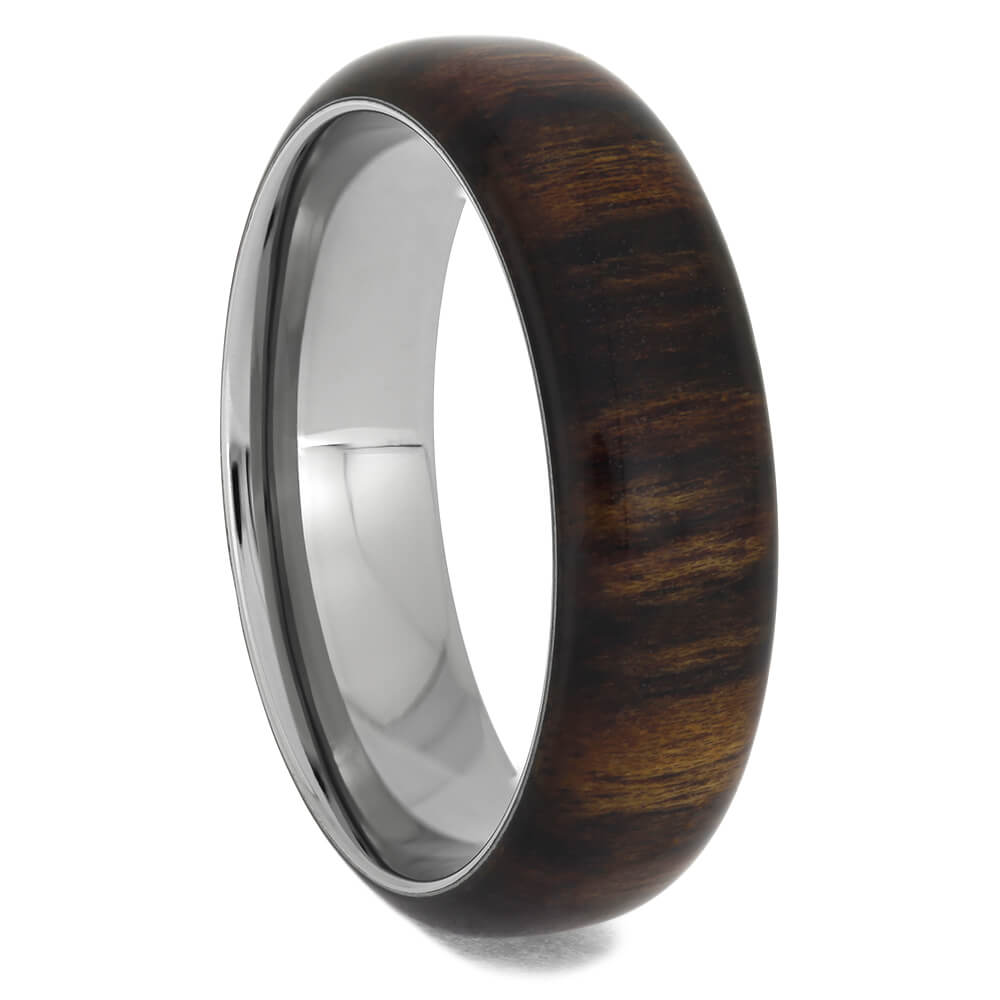 Exotic Rosewood Men's Wedding Band, Size 12-RS11401 - Jewelry by Johan